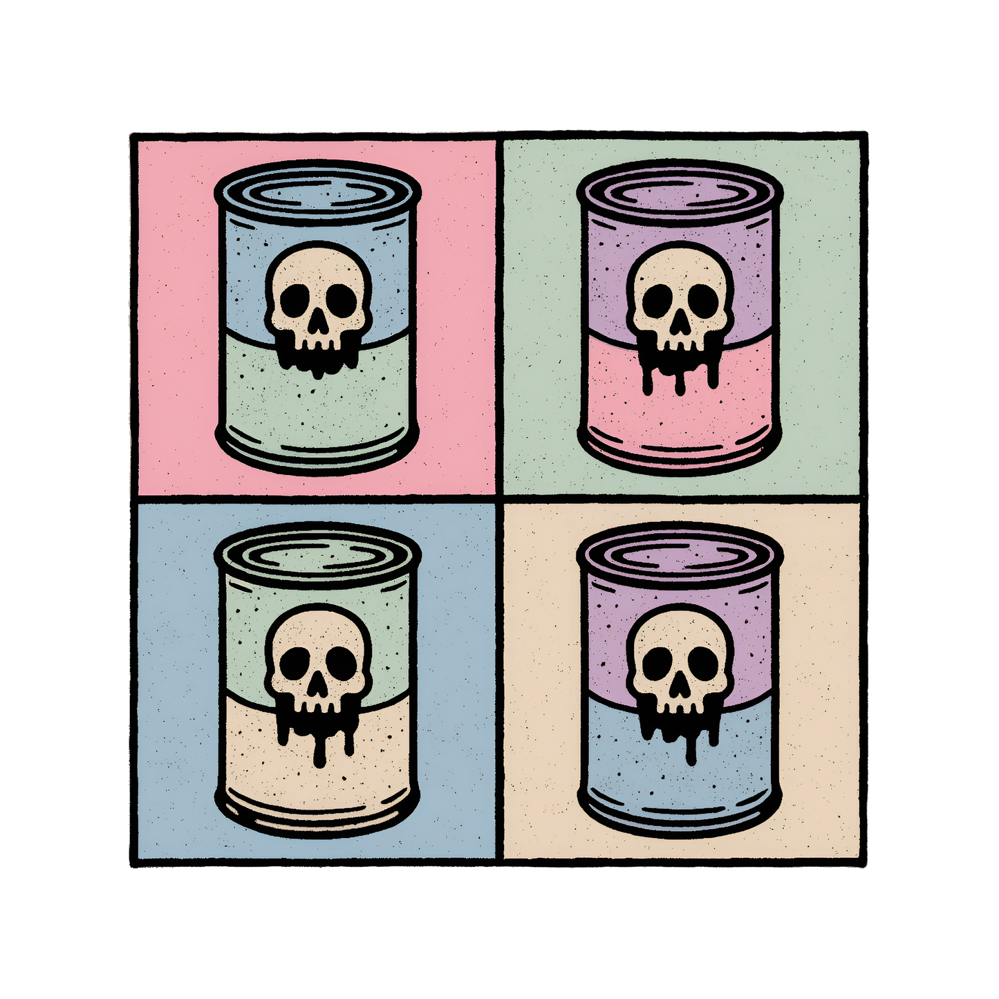 "Morbid Masterworks" 15 Sticker Collection