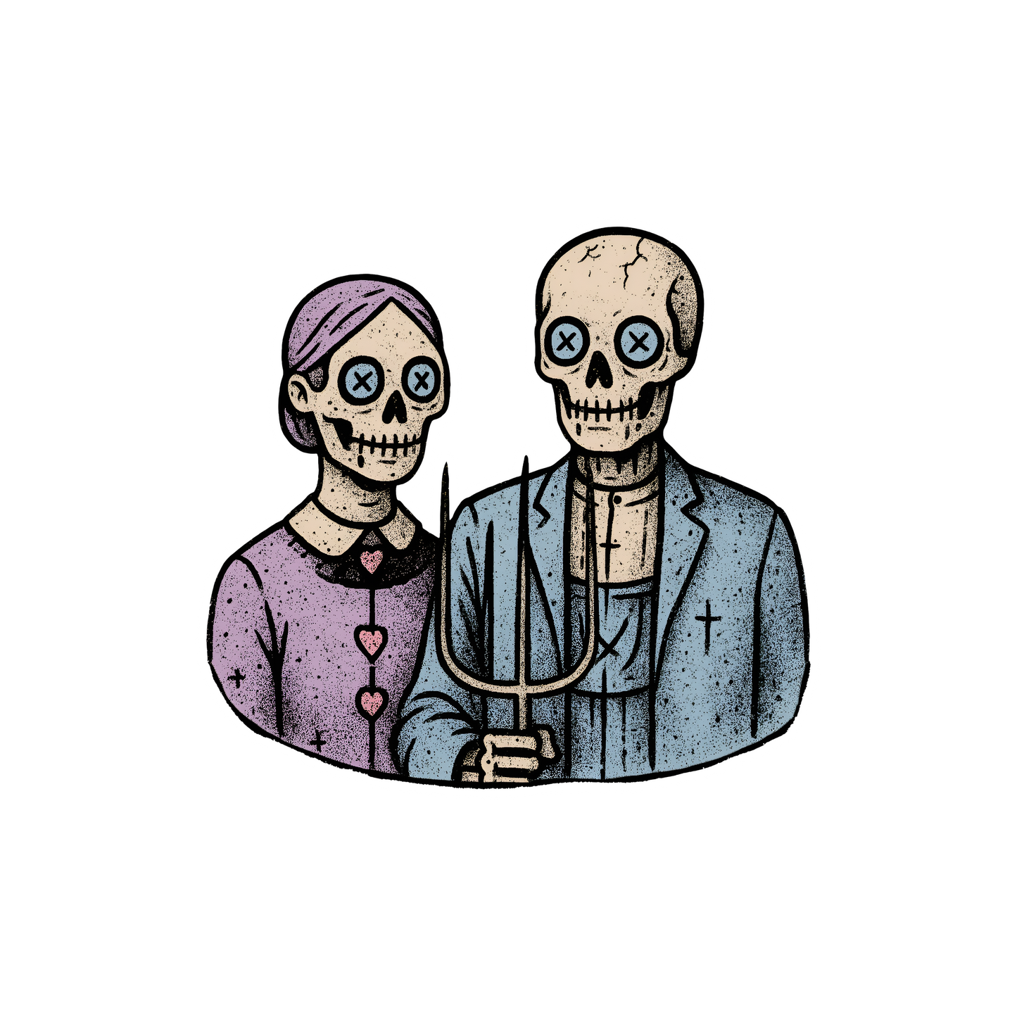 "Morbid Masterworks" 15 Sticker Collection