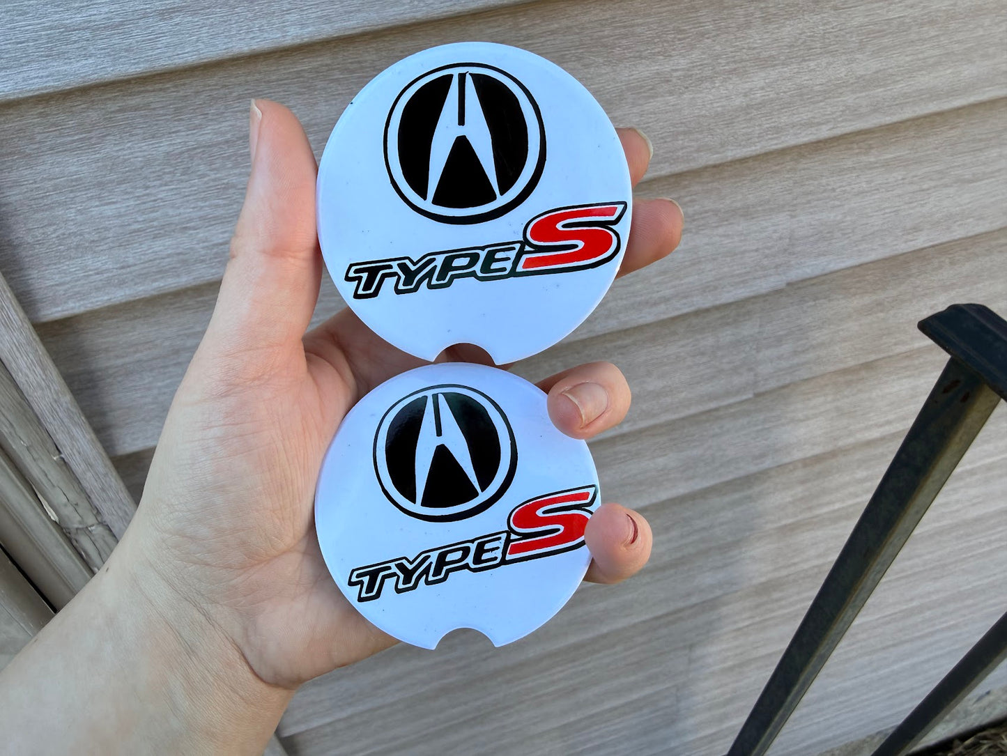 Custom Ceramic Car Coasters (2Pk)