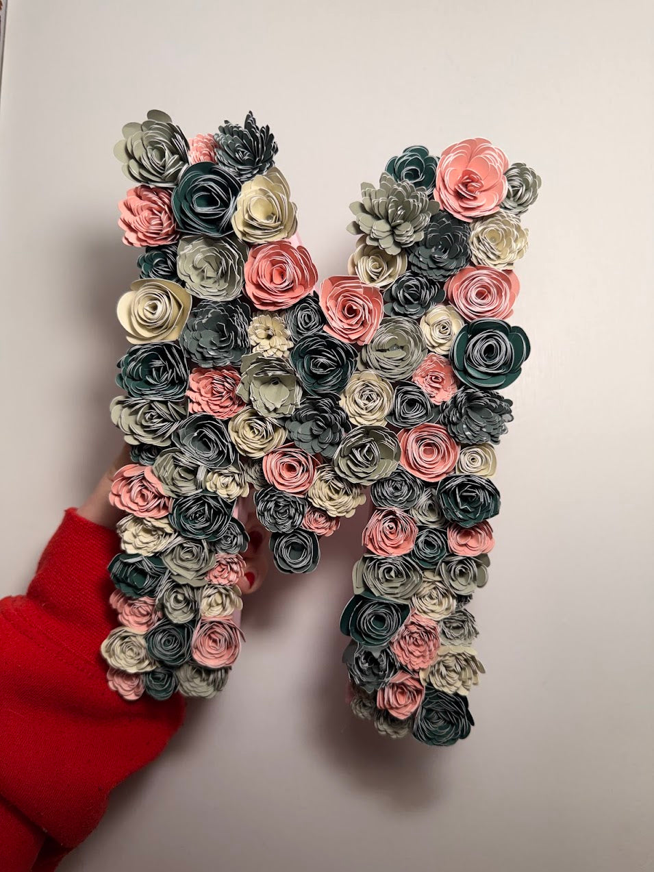 8.5" Floral Decorative Letter