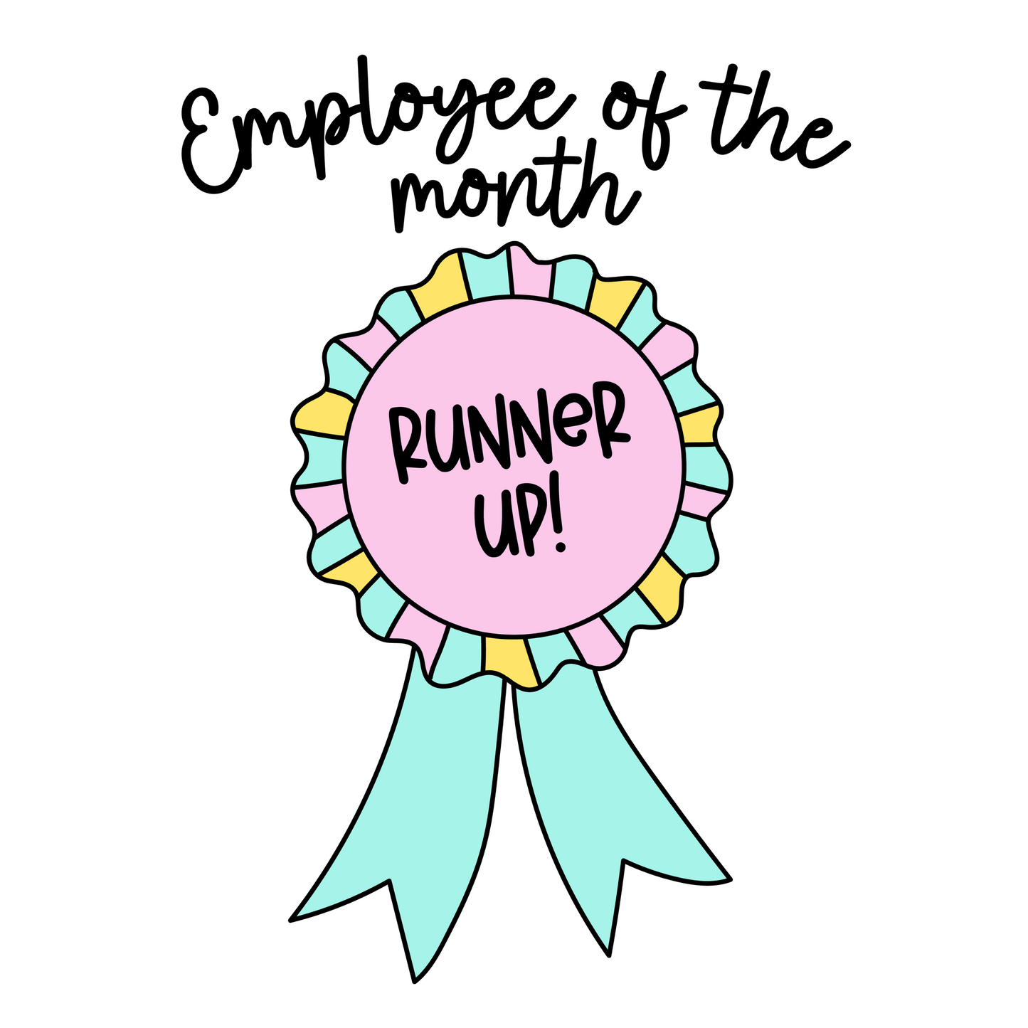 "Employee Of The Month" 15 Sticker Collection