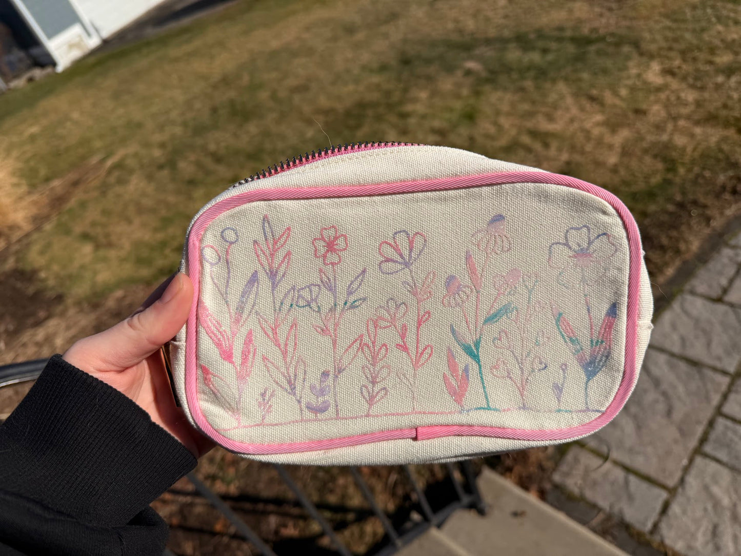 Canvas Cosmetic Pouch