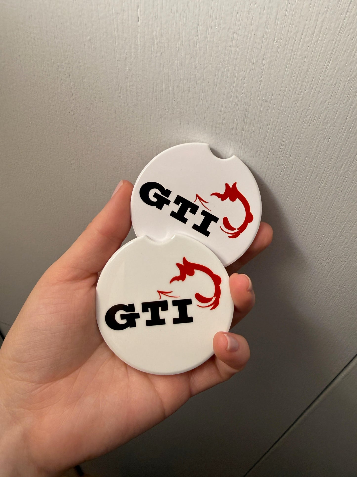 Custom Ceramic Car Coasters (2Pk)