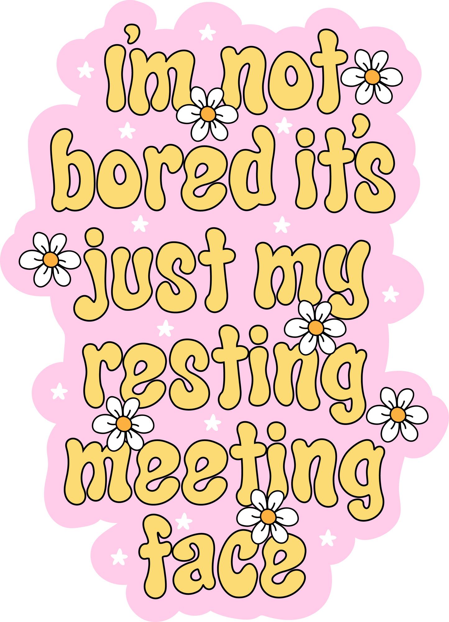 "Live, Laugh, Leave My Desk" 15 Sticker Collection