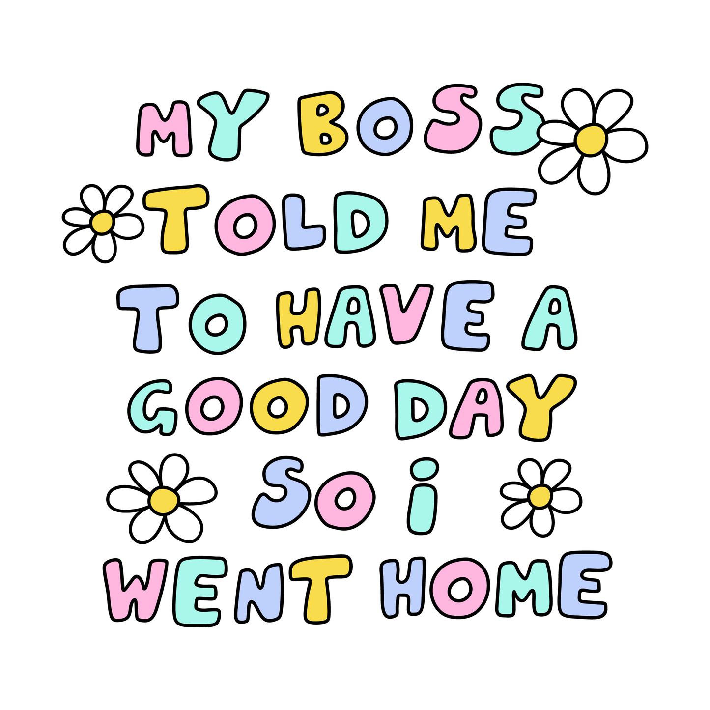 "Live, Laugh, Leave My Desk" 15 Sticker Collection
